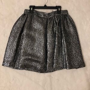 Kate space silver metallic cupcake skirt
